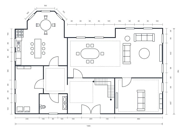 3bhk floor plan