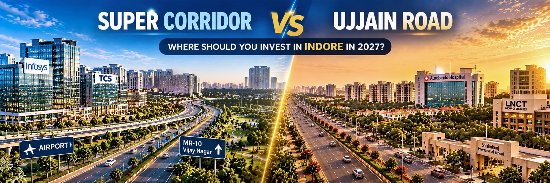Super Corridor Vs Ujjain Road: Where Should You Invest in Indore in 2027?